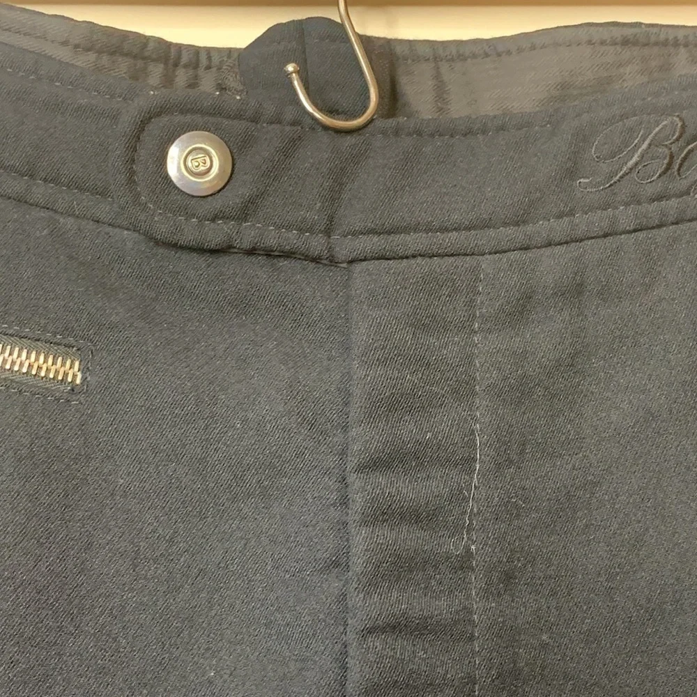 Bogner | Matte Black Vintage Ski Snow Snowboard Insulated Nylon Wool Blend Pants